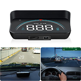 Car-Styling M8 Auto Hud Head Up Display Overspeed Warning Projector KM/H MPH