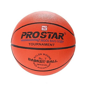 Quả Bóng Rổ ProStar Số 5 6 7 Cao Su (Cam)