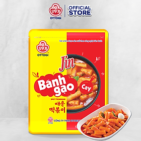 Bánh gạo Tokbokki Jin Ottogi nhiều vị gói 164g