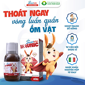 SMARTBIBI IMUNIC - Siro Bổ Sung Vitamin Và Khoáng Chất Hỗ Trợ Tăng Sức Khỏe Cho Trẻ Gầy Yếu Và Nâng Cao Đề Kháng Cho Bé Trong Giai Đoạn Phát Triển 100ml