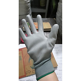Mua combo 100 đôi găng xám phủ PU lòng bàn tay