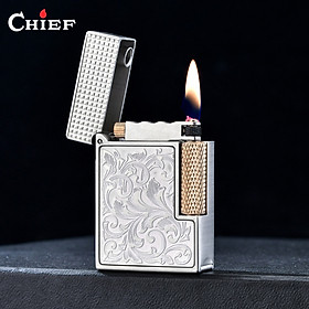 Mua Vỏ hộp quẹt bật lửa xăng đá CF-328 họa tiết hoa văn 2 mặt (Giao hình màu ngẫu nhiên)