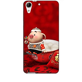 Ốp lưng dành cho điện thoại HTC 728 Heo Ăn Kẹo