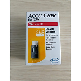 Accu-Chek FastClix 24 Kim - Kim lấy máu dùng cho máy Accu