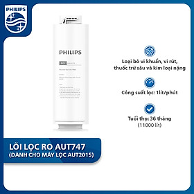 Lõi lọc Philips RO AUT747 dành cho Máy lọc nước RO để gầm AUT2015 - Hàng chính hãng