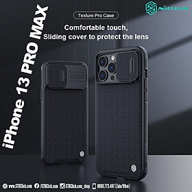 ỐP LƯNG DÀNH CHO ĐIỆN THOẠI IPHONE 13 PRO MAX NILLKIN TEXTURED PRO NYLON