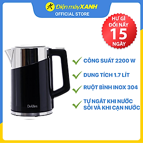 Mua Bình siêu tốc Delites 1.7 lít ST17DB01 Màu Đen - Hàng chính hãng