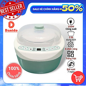 Mua Nồi hầm  nấu cháo chậm hẹn giờ thông minh  có hấp cách thủy 4 in 1 - Nồi chưng yến tiện lợi lõi sứ  dung tích 1L-2L chính hãng miDoctor