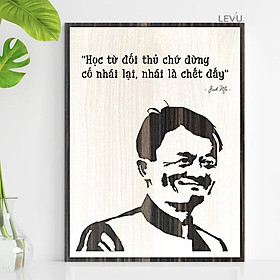 Tranh treo tường Jack Ma bằng Gỗ khắc Laser cao cấp LEVU-NT07