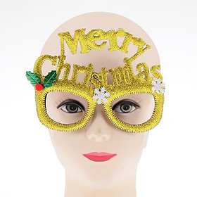 Glitter Merry Christmas Snowflake Sunglasses Novelty Glasses Xmas Party Favors