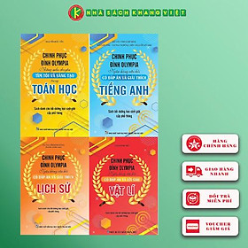 Combo Chinh Phục Đỉnh Olympia Toán - Lý - Sử - Anh