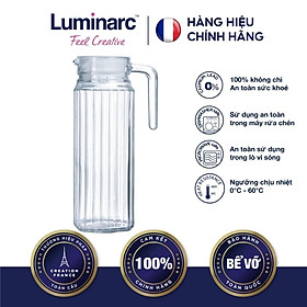 Bình nước thủy tinh Luminarc Quadro 1.1 Lít- LUQUG2666