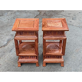 Mua Đôn Lồng Đèn Vuông Gỗ Hương Chiện Thọ Vuông 38 Cao 60 70 80cm