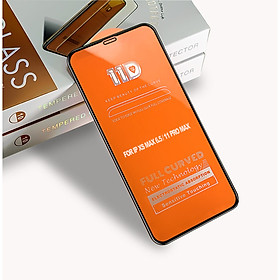 Kính cường lực 11D cho Các dòng iPhone 11 Pro Max / 11 Pro / 11 / XS Max / X-XS / 8 Plus - 7 Plus / 7 / 6 Plus / 6 - Hàng Nhập Nhẩu