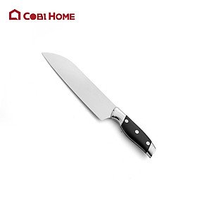 Mua Dao Santoku đa năng - Tay cầm nhựa ABS - Lưỡi dao 3 lớp  sắc bén  cắt thịt  cá  rau củ dễ dàng - Cobihome
