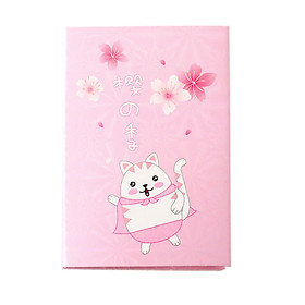 Cuốn Tập Giấy Note - Chú Mèo Nhật Bản Giữa Mùa Hoa Sakura - Giao mẫu ngẫu nhiên