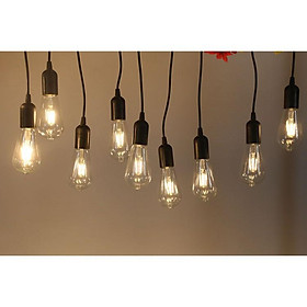 Mua Bộ đế ốp dây đui đèn thả E27 dài 1 mét trang trí nội ngoại thất