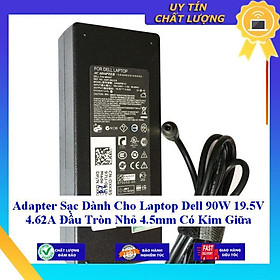 Sạc dùng cho Laptop Dell 90W 19.5V 4.62A Đầu Tròn Nhỏ 4.5mm Có Kim Giữa - Hàng Nhập Khẩu New Seal