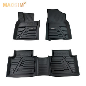 Thảm lót sàn xe ô tô Mazda CX5  2018 +  nhãn hiệu Macsim - chất liệu nhựa TPE đúc khuôn cao cấp - màu đen
