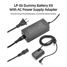 Mua BỘ PIN GIẢ KINGMA LP-E6 VỚI BỘ CHUYỂN ĐỔI NGUỒN ĐIỆN EU PLUG POWER ADAPTER - Hàng chính hãng