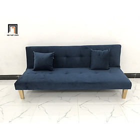 Mua Ghế sofa bed đa năng xanh dương đậm vải nhung nhiều kích cỡ