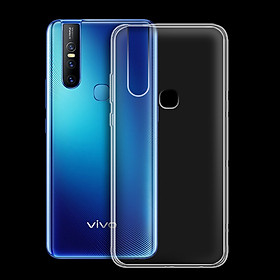 Ốp lưng cho Vivo V15 - 01191 - Ốp dẻo trong - Hàng Chính Hãng