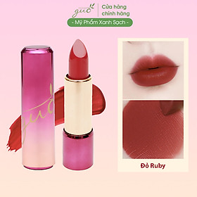 Son Lì Đỏ Ruby Dolly Pink cho bà bầu GUO 5gr 100% Cam kết không chì - Màu