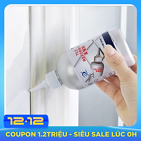 Keo chà ron gạch cao cấp, keo dán mạch gạch siêu bám dính chống thấm nước dung tích 280ml - màu trắng