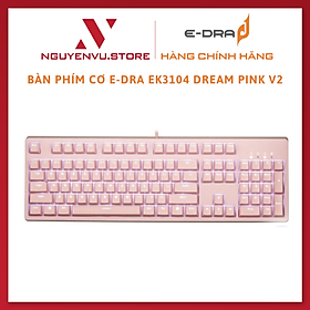 Mua Bàn Phím Cơ E-Dra EK3104 Pink V2 - Hàng Chính Hãng