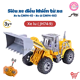 Đồ Chơi Điều Khiển Tỷ Lệ 1:30 SINO JH74-9 - Xe lu và Xe Ủi (Dành cho bé từ 3 tuổi)