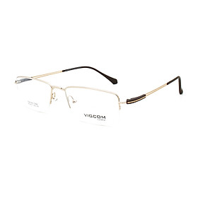 Gọng kính kim loại nam VIGCOM VG1611 thời trang (size 55/18/142)
