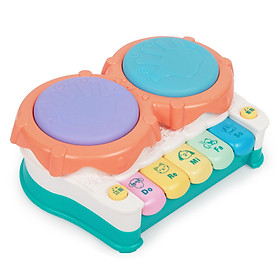 Bộ Trống Điện Tử Đồ Chơi Cho Trẻ Em 0-1 Tuổi Beiens HY2200 Xanh Băng