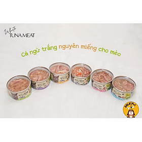 Pate Thịt hộp Meowow cho mèo| Giàu DHA và Omega-3 | Nhiều topping