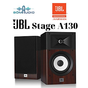 Mua JBL STAGE A130 | Loa Bookshelf Xem Phim Nghe Nhạc Cực Hay Của JBL_USA | Treb Nhôm Sáng 25mm Thiết Kế Họng Kèn Hướng Sóng Độc Đáo - Loa Mid/Bass Polycellulose 13 5cm - Công Suất 125W - Độ Nhạy Cao 86dB | Hàng Chính Hãng _ Mới 100%