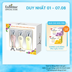 Bộ Sưu tập nước hoa 3 mùi hương Enchanteur Charming, Sensation, Delightful 10ml/ Chai
