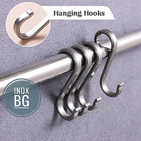 Móc treo đồ chữ S lồng ống inox phi 19,25,32,35,38