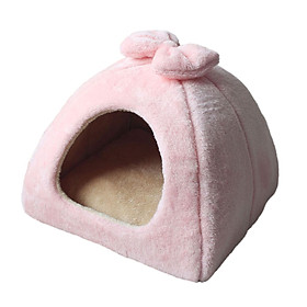 Cat Bed Autumn Winter Kennel Washable Cat House for Poodle Pomeranian Kitten