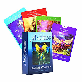 Delicate Multicolor Durable Coated Paper Classical Card Game Tarot In English