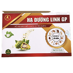 Viên Uống HẠ ĐƯỜNG Linh GP- Dùng Cho Người Tiểu Đường