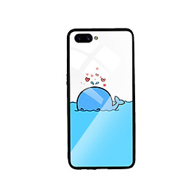 Ốp Lưng Kính Cường Lực cho điện thoại Realme C1 - 0287 DOLPHIN02