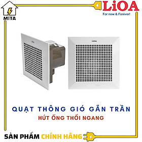 Mua Quạt Thông Gió Gắn Trần Có Ống Hút Ngang LiOA EVF24CU7 - Hàng Chính Hãng