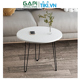 Bàn trà chân uốn Hairpin hiện đại GAPI, bàn sofa phòng cách sang trọng và tinh tế GM63