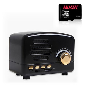 Loa Nghe Nhạc Bluetooth Di Động Không Dây Kèm Thẻ Nhớ Kiêm Đài FM BT01 5W Siêu Trầm Kiểu Dáng Cổ Điển ( giao màu ngẫu nhiên )