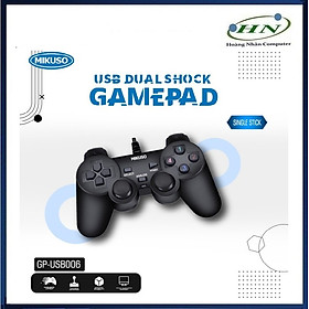 Mua TAY CẦM GAME CÓ DÂY USB GP-USB006 MÀU ĐEN MIKUSO - HN