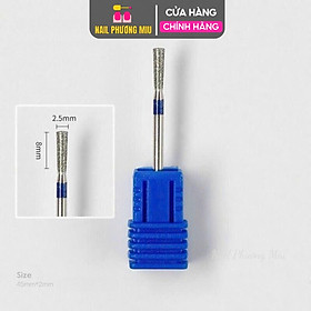 Đầu Mài Khoé Da, Móng Titan Chuẩn Mỹ, Mài Nhanh Sạch Làm Nail, Thiết Kế Đầu Tròn An Toàn, Không Han Gỉ Nail Phương Miu