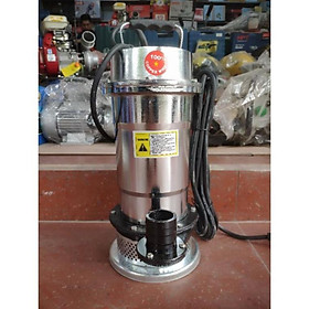 Máy Bơm Ngâm Bơm Chìm Bơm Tõm INox 750w dây đồng 100%