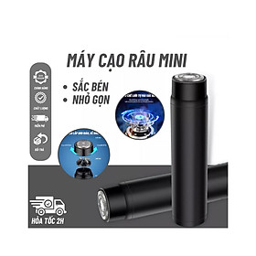 Máy Cạo Râu Điện Mini Đa Năng, Dùng Cho Cả Nam và Nữ Cạo Cơ Thể Mặt Sạc USB [ Màu Ngẫu Nhiên ]