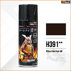 Sơn xịt Samurai Kurobushi - MÀU NÂU HẠT DẺ H391 (400ml)