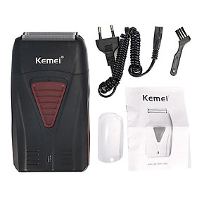 Máy cạo khô,cạo râu,fade tóc chuyên nghiệp kemei 3381 lưỡi kép