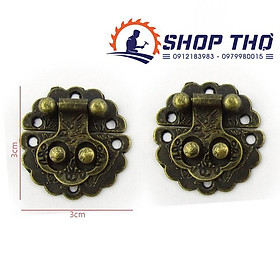Khóa hộp giả cổ A095 - 3cm